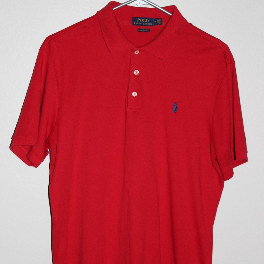 Red Mens Ralph Lauren Polo Medium